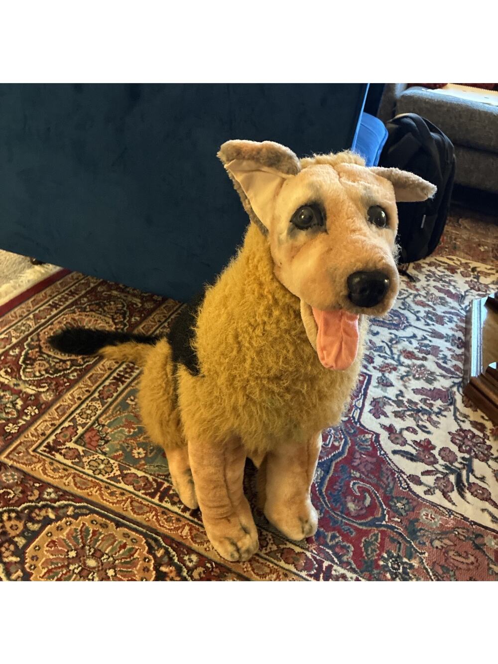 24” Full Sized German Shepherd Realistic Plush Pet Dog